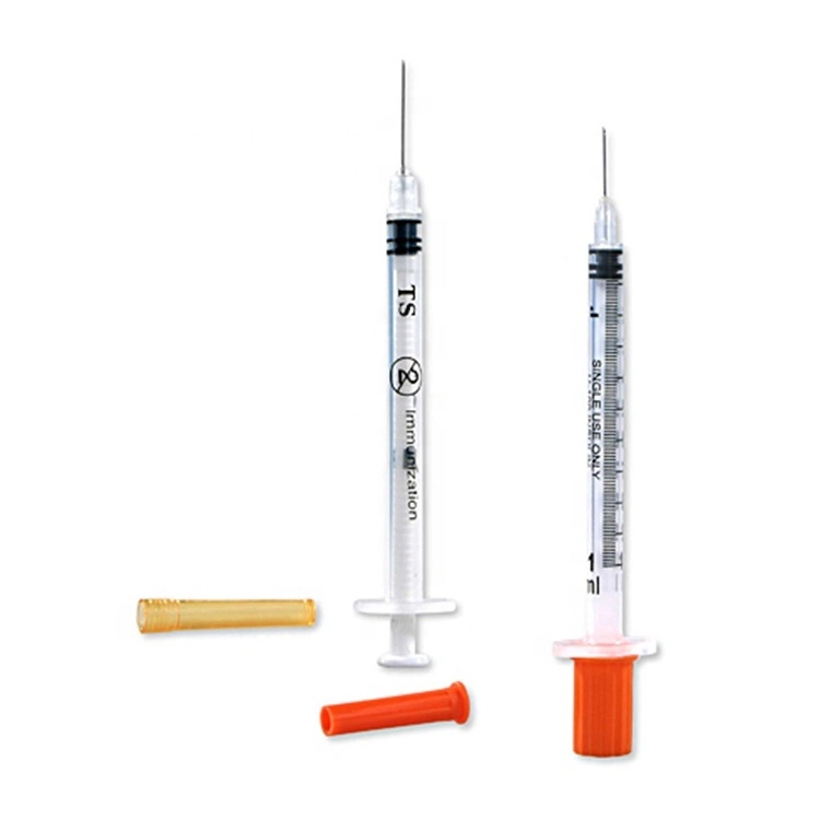 Medical Supply Disposable Sterile Safety Plastic Blister Insulin Syringe with Needle