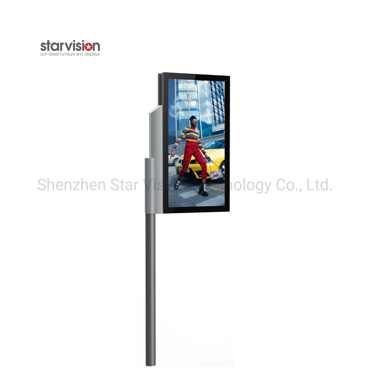 Outdoor-Stativständer Dual Sided SMD P3,91 LED Poster Bildschirm Für Street