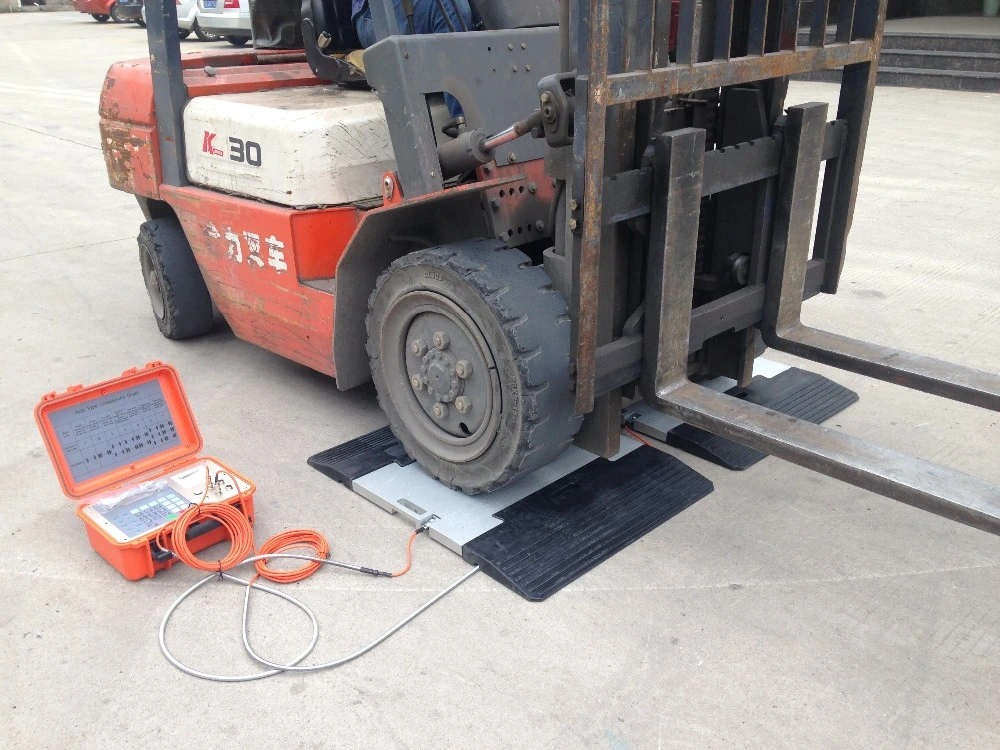 30t Low Profile Portable Truck Weighing Axle Scale