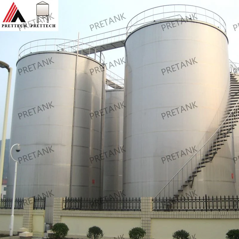 Stainless Steel Large Alcohol Automatic Pomace Removal Chemical Edible Oil Storage Tank