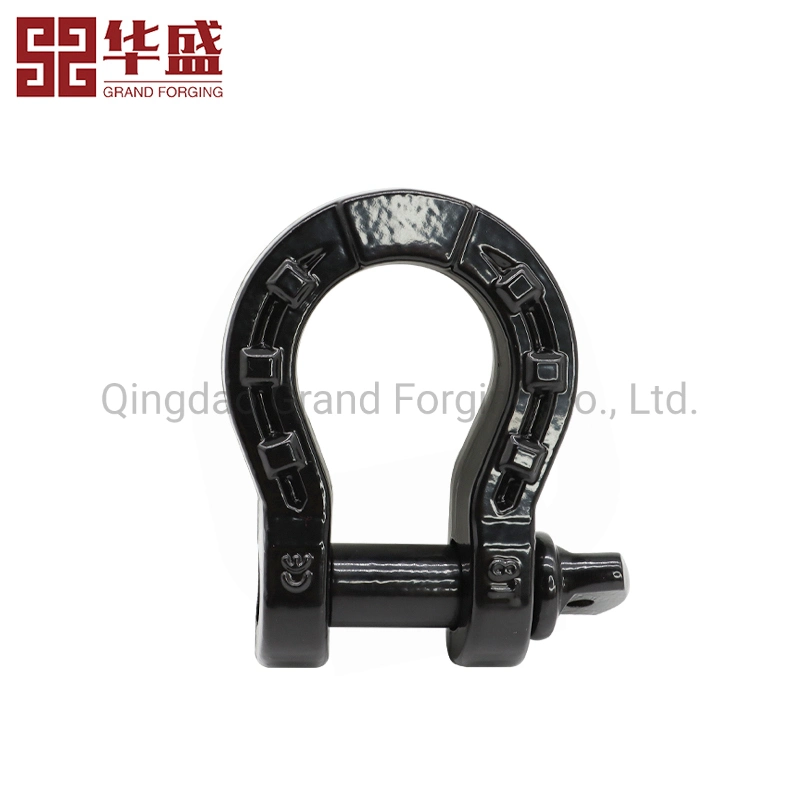 Self-Design High Tension Alloy Steel Forged D Shackle Trailer Shackle