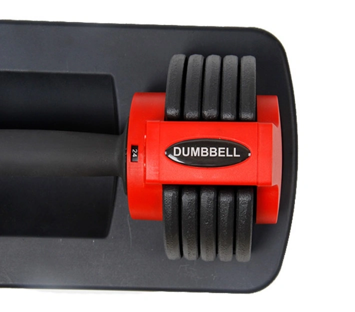 Gym Equipment Select Weight 11kg 24kg Automatic Adjustable Dumbbell Set