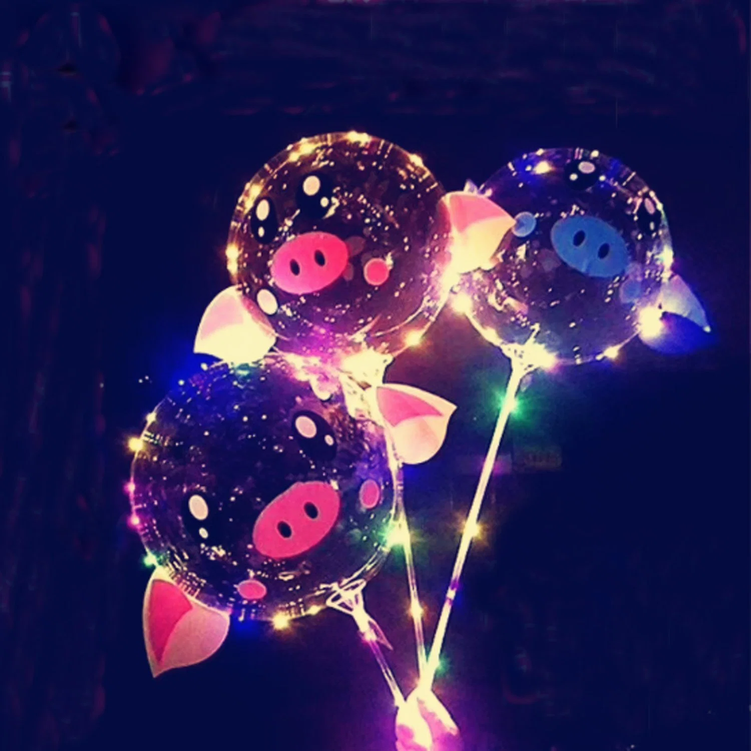 LED Pig Balloon Party Balloon