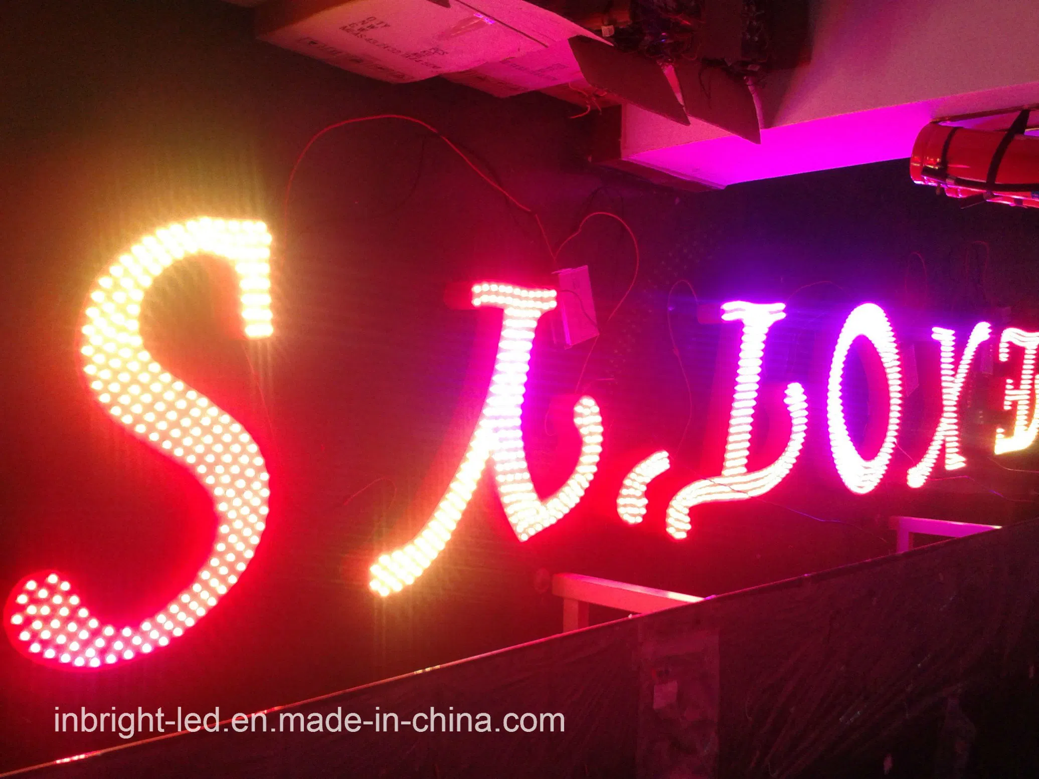 Super Colorful Completed Finished LED Illuminated Advertising Sign Letters