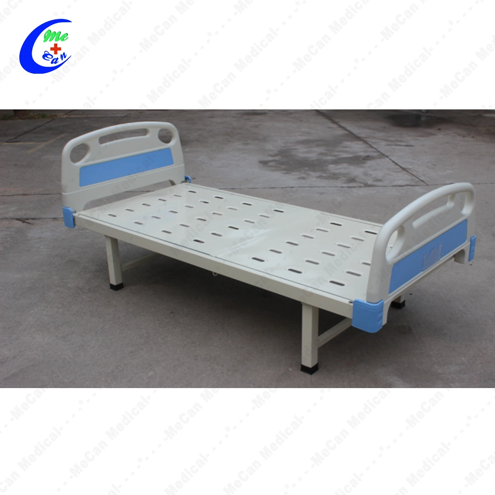 Manufacture Stainless Steel Flat Manufacturer Adjustable Medical Folding Foldable ICU Hospital Bed