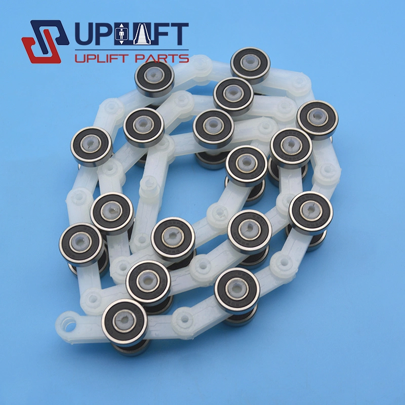 Escalator Parts of Chain Escalator Handrail 17 Sheets 34 Rollers Reversing Chain