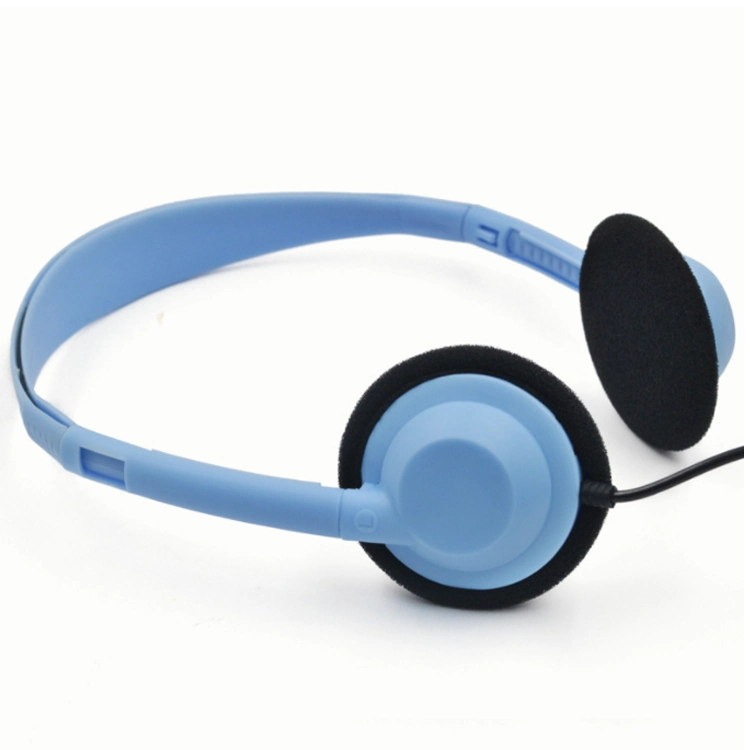 Best Seller Wired Stereo Headset for School Kids Multiple Colors Over The Ear Kids Headphones