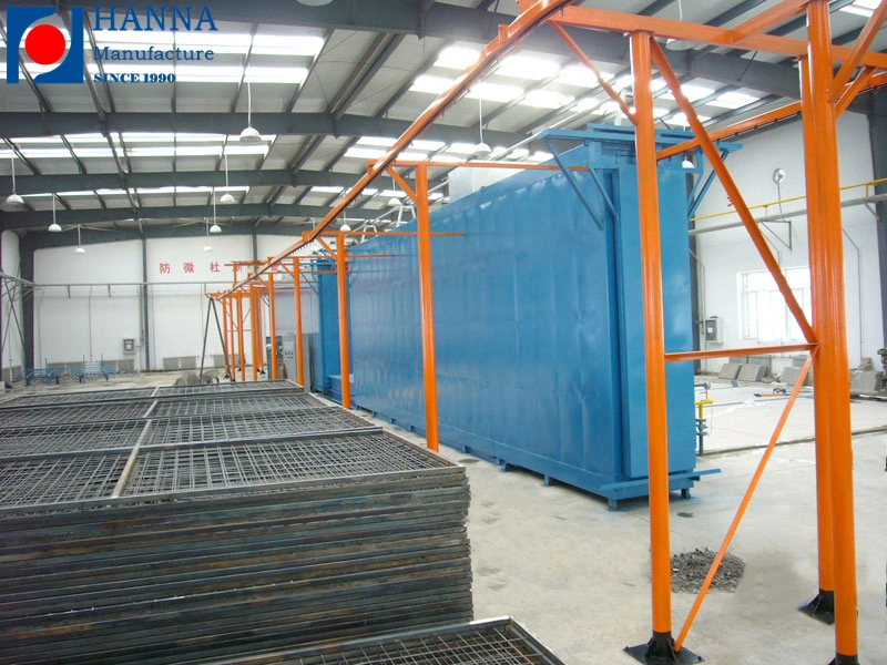 Automatic Welding Wire Mesh PVC Dipping Fluidized Bed Powder Coating Line