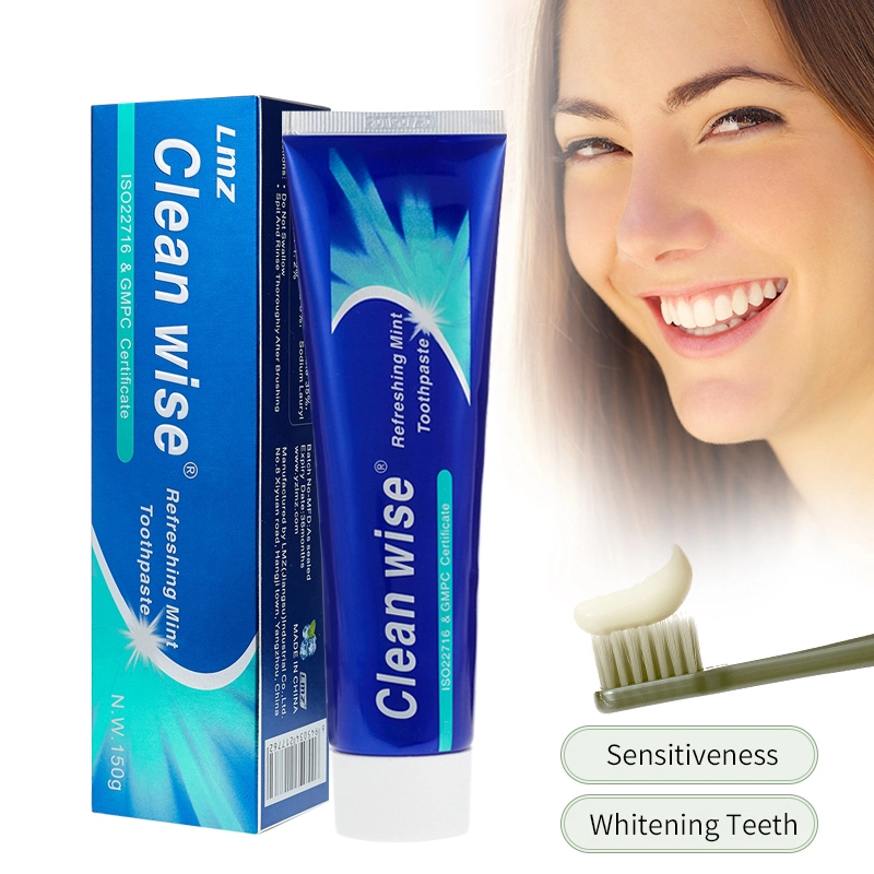 Wholesale/Supplier Custom Private Label Mint Flavored Toothpaste for Sensitive Teeth and Bleeding Gums