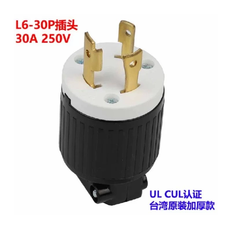 30A 250V 4-Pin Plug Twist-Lock Socket