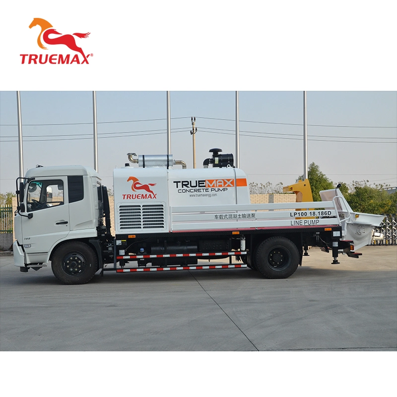 Truemax Betonmaschinen HOWO Lp100,18.186D Trailer Truck Mounted Line Pump