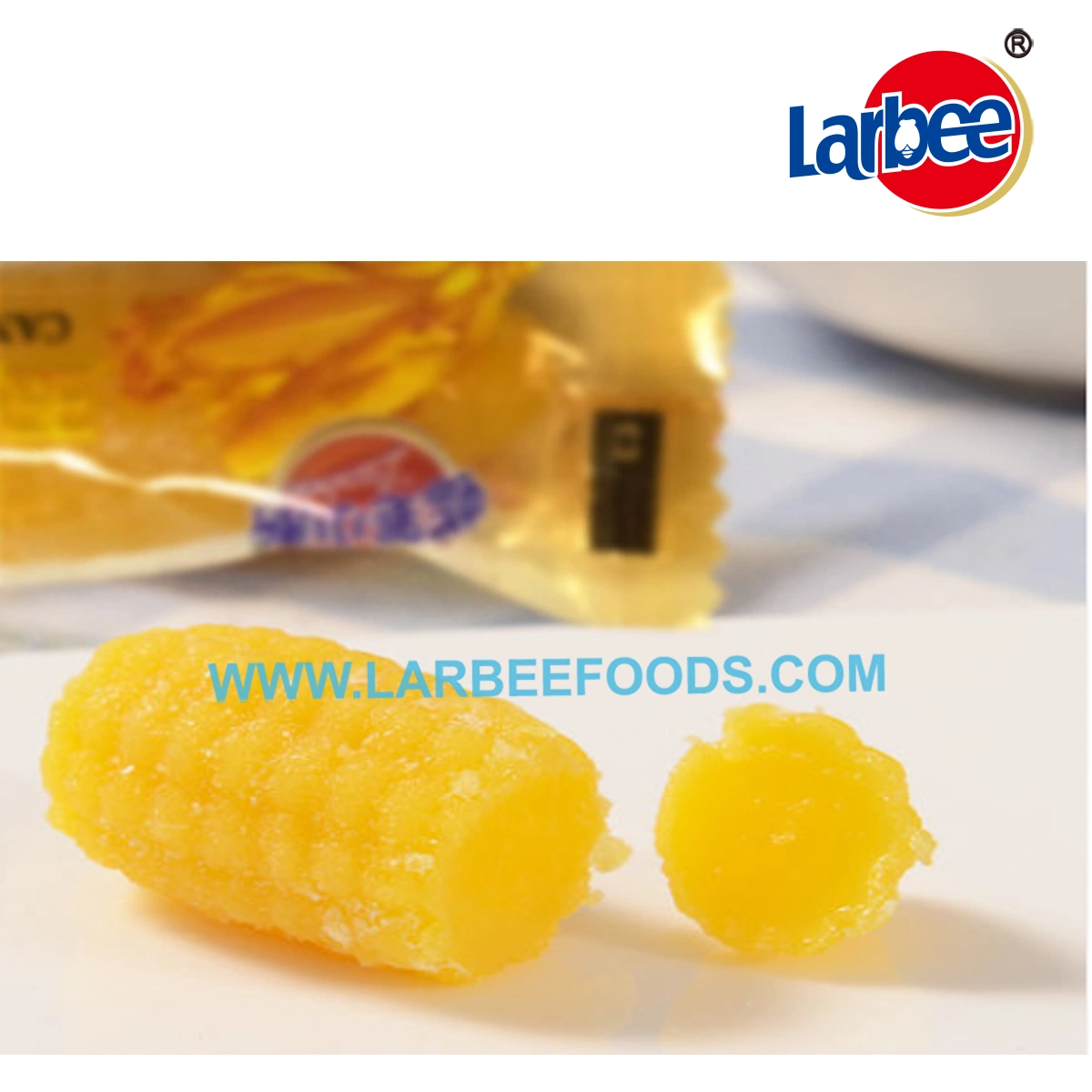 Wholesale/Supplier Sweets and Candy 300g Corn Flavor Gummy Candy from Larbee Factory