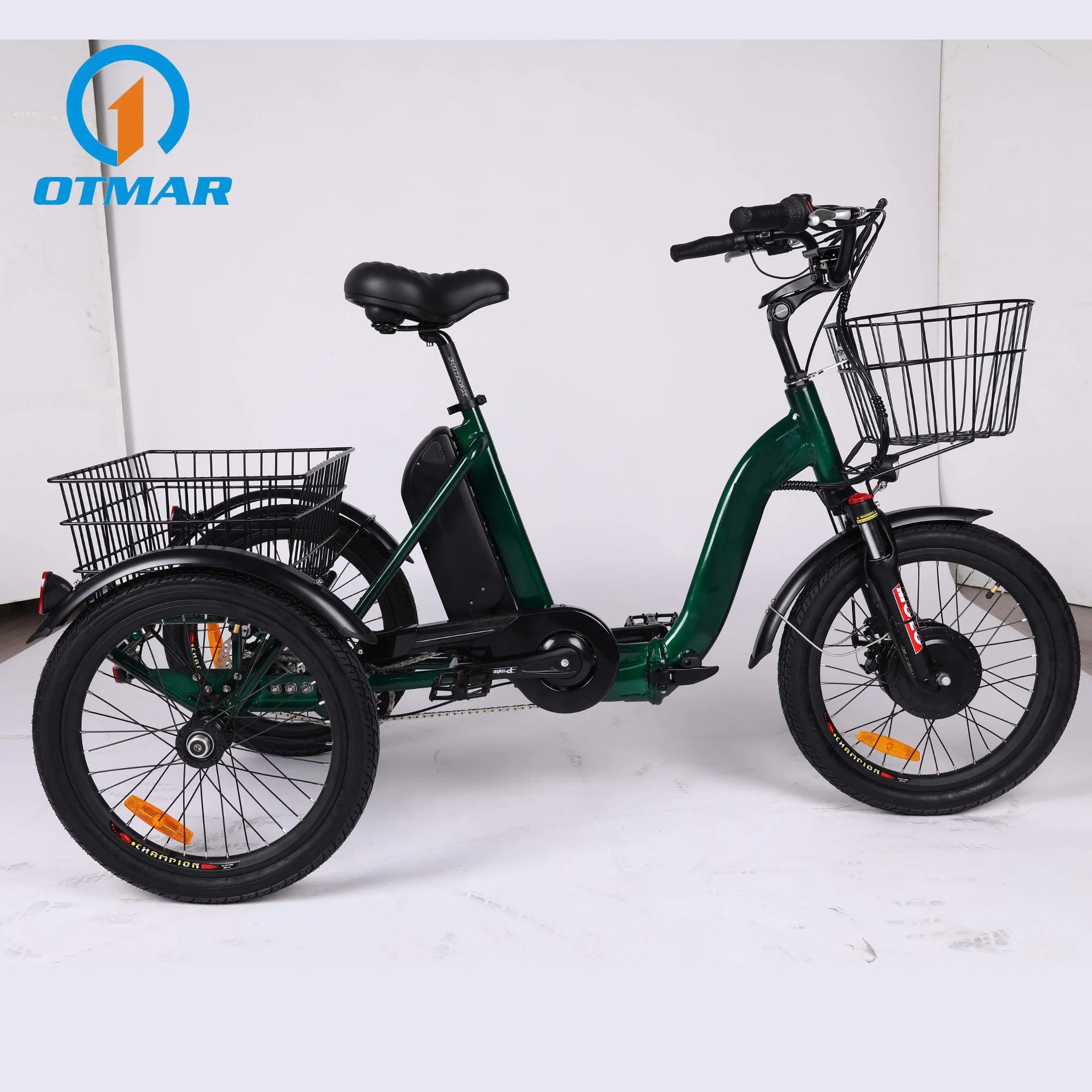 Китай OEM 20дюйма переднего привода электрических инвалидных колясках Mini три шины колеса электрический город велосипед складной 250W грузов E Trike