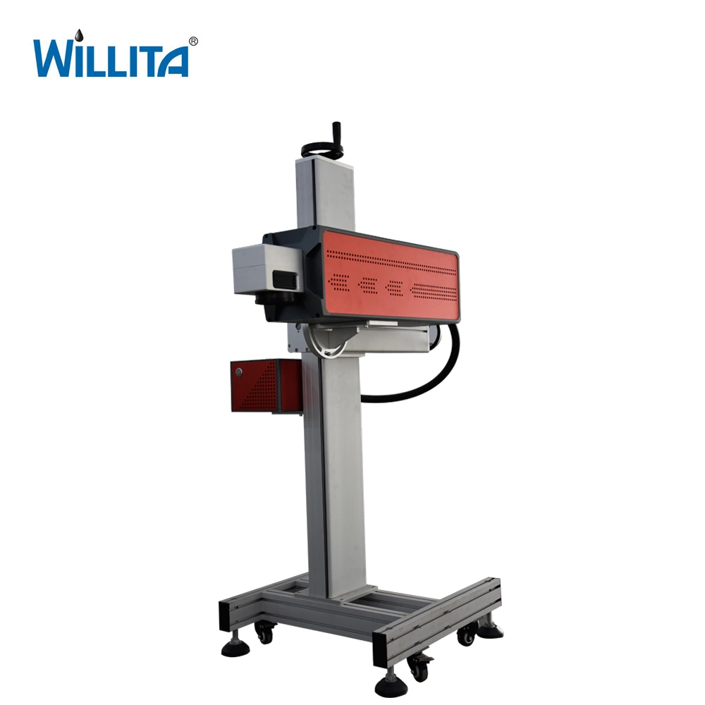 CO2 Laser Marking Machine with RF Tube for Glass Textile Wood