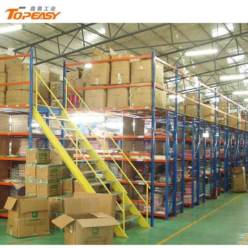 Multi-Level Mezzanine Floor Rack Metal Warehouse Shelving Loft