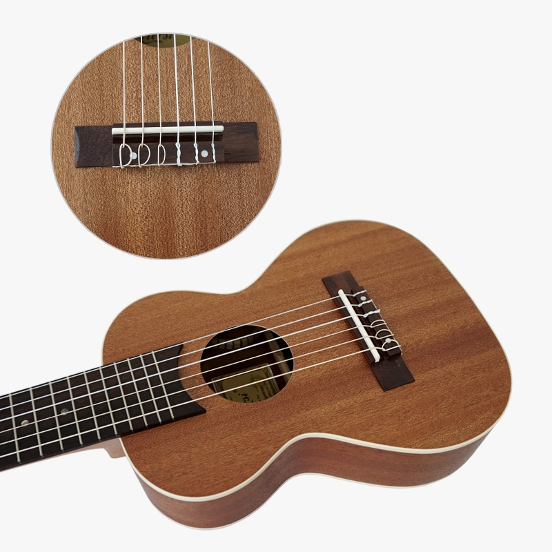 Marque Aiersi Guitarlele Corps acajou Ukelele Ukulele de guitare de 28 pouces