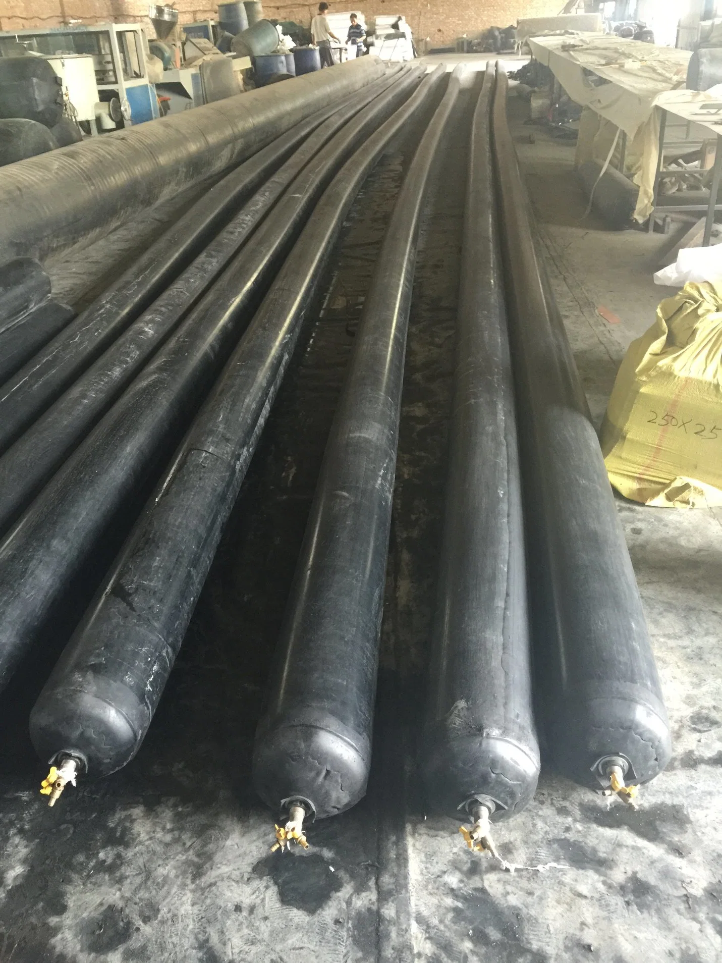 Rubber Inflatable Culvert Balloon Used for Bridge Construction