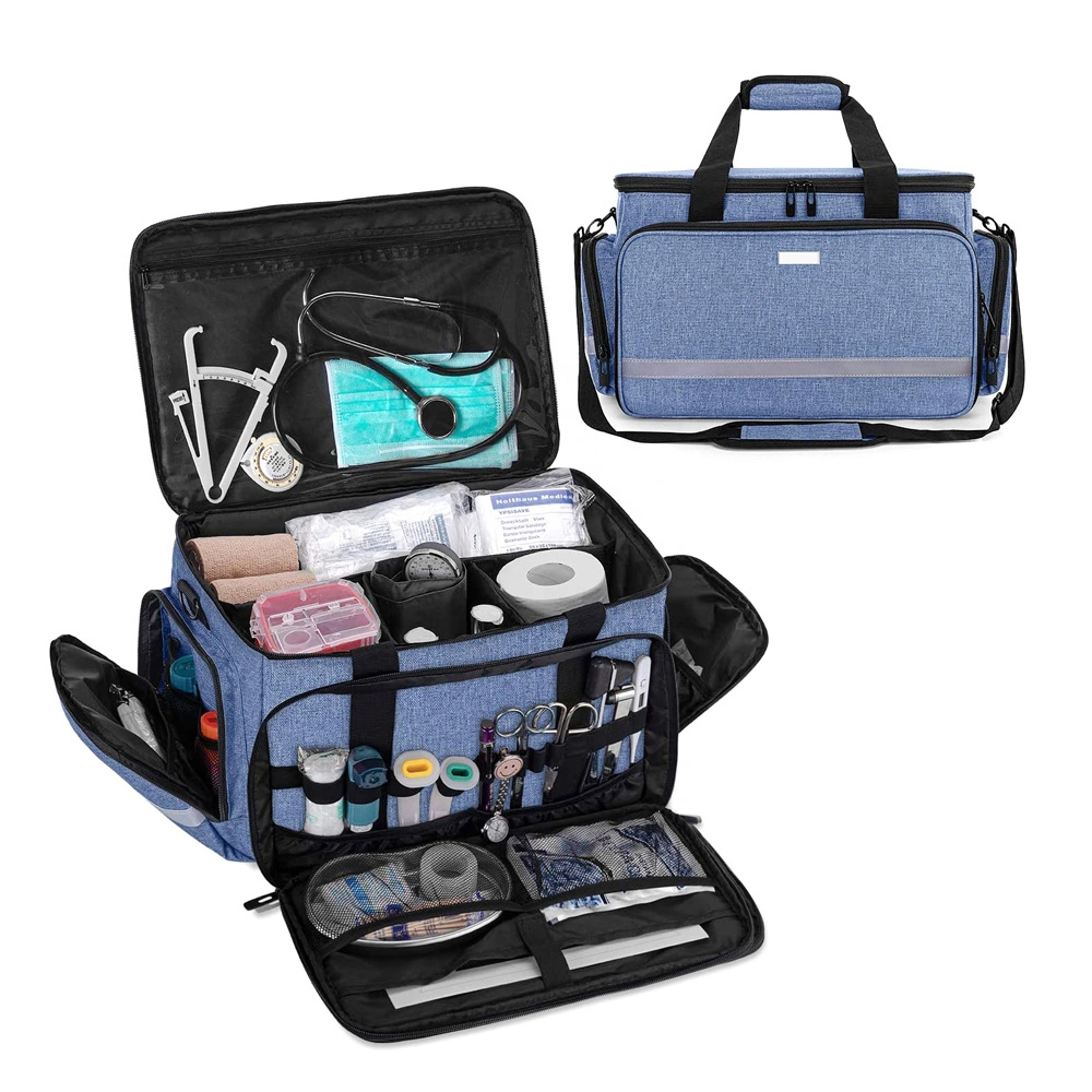 Outdoor Sport Emergency Aid Kit Portable Nurses Home Visit Bag Health Medical Bag for Doctor