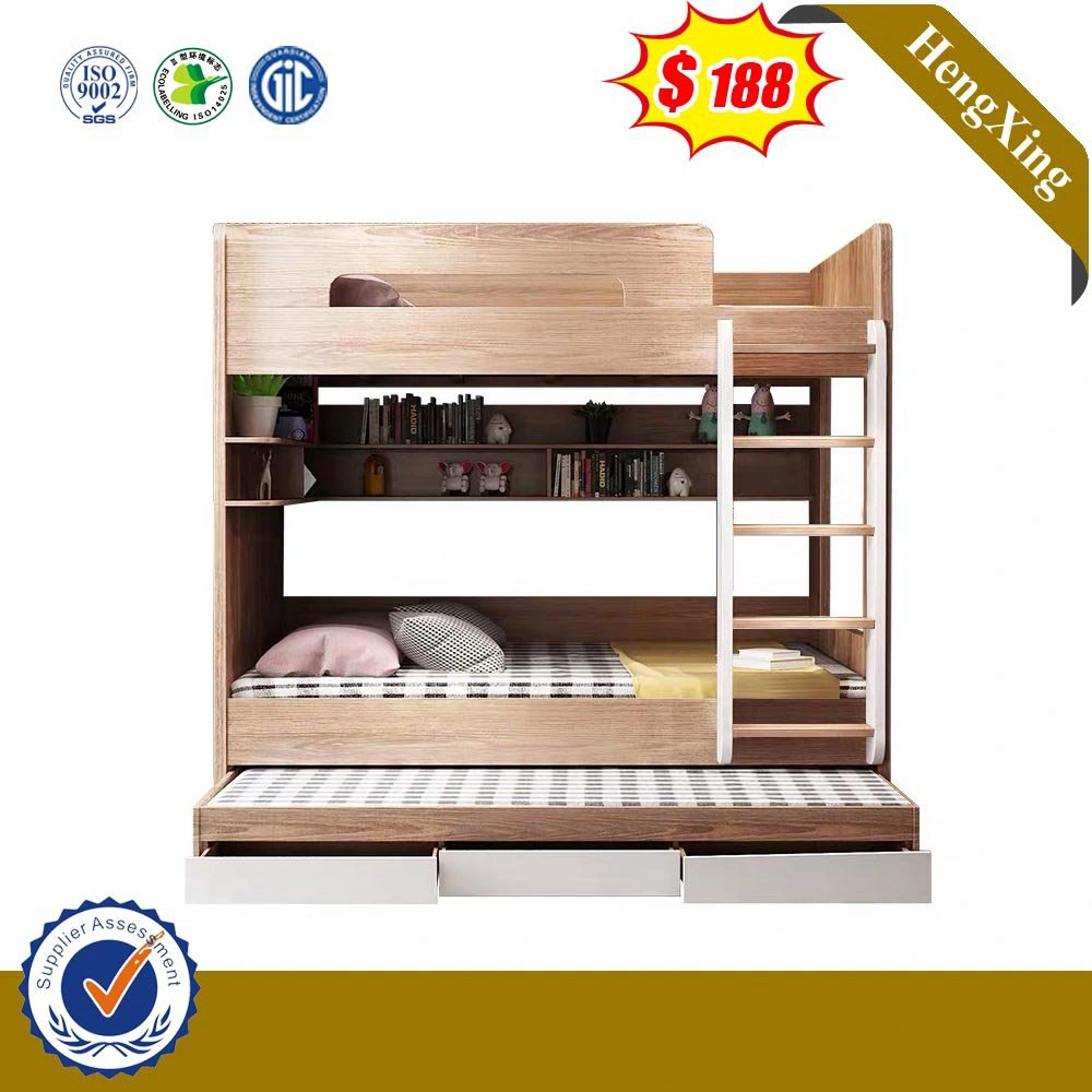 Children Bedroom Furniture Sets Multifunction Baby Mediterranean Style Modern Wooden Bunk Bed