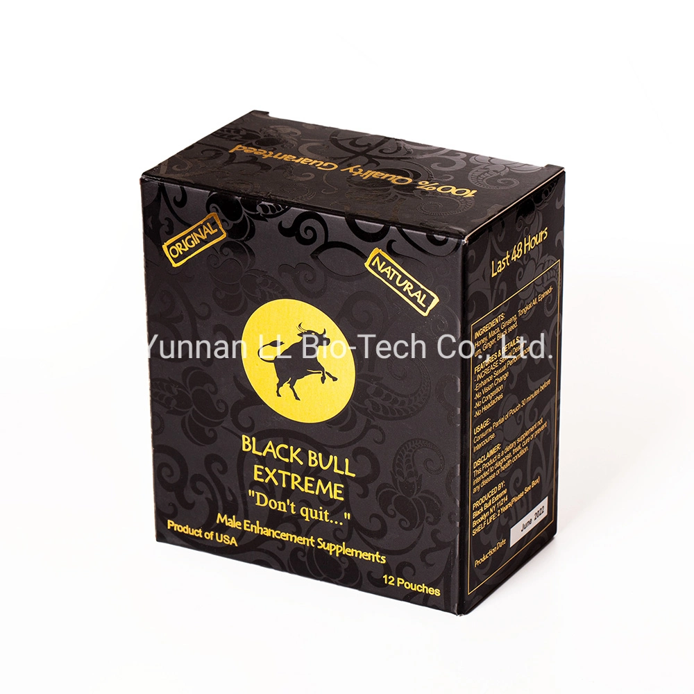 Wholesale/Supplier Black Bull Extreme Don't Quit Royal Honey VIP with Eastern Herbal 12 Pouches -22 Royal Honey