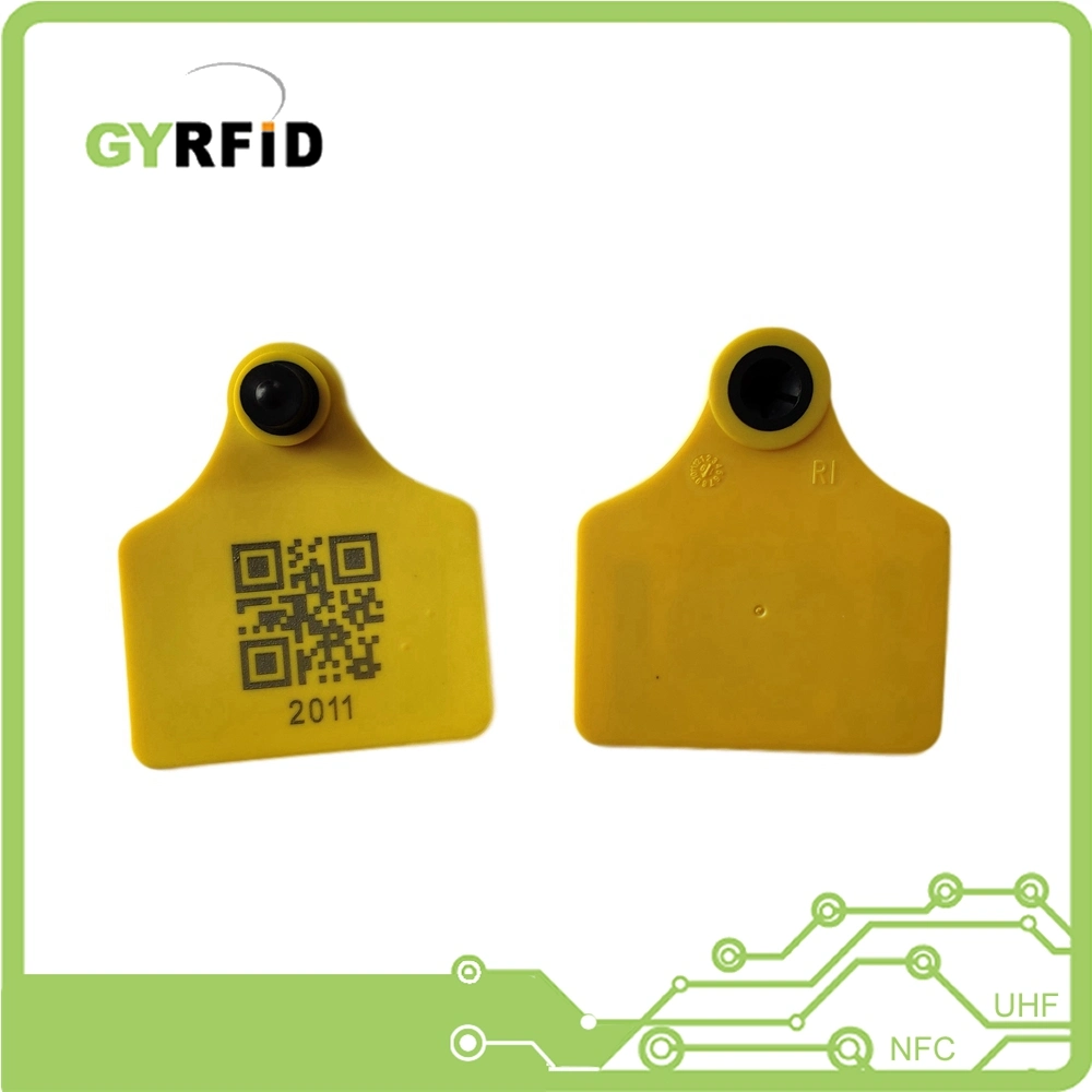 Gyrfid New Em4305 Smart Ear Tag for Sheep Eao05