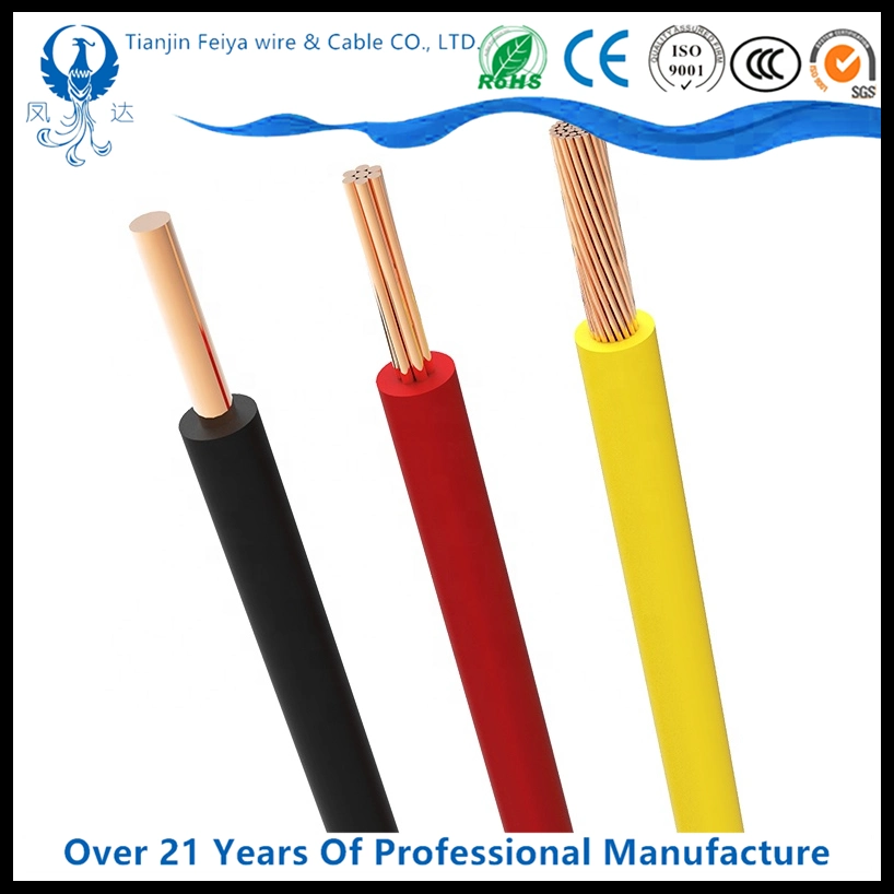 450/750 V Cu/PVC (IEC 60227) Cable de PVC trenzado El cable eléctrico