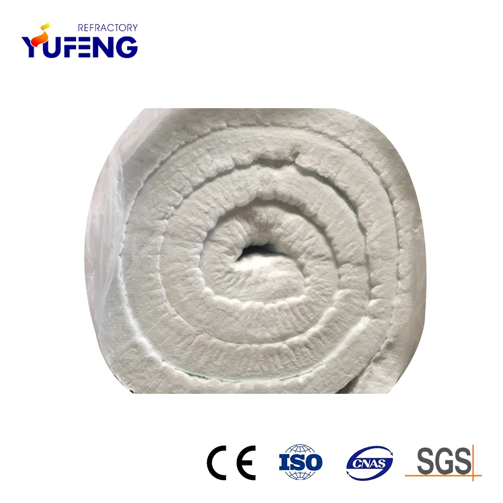 Standard Roll Packing 610mm Width Thermal Insulation Bio Soluble Blanket for Kiln Linings