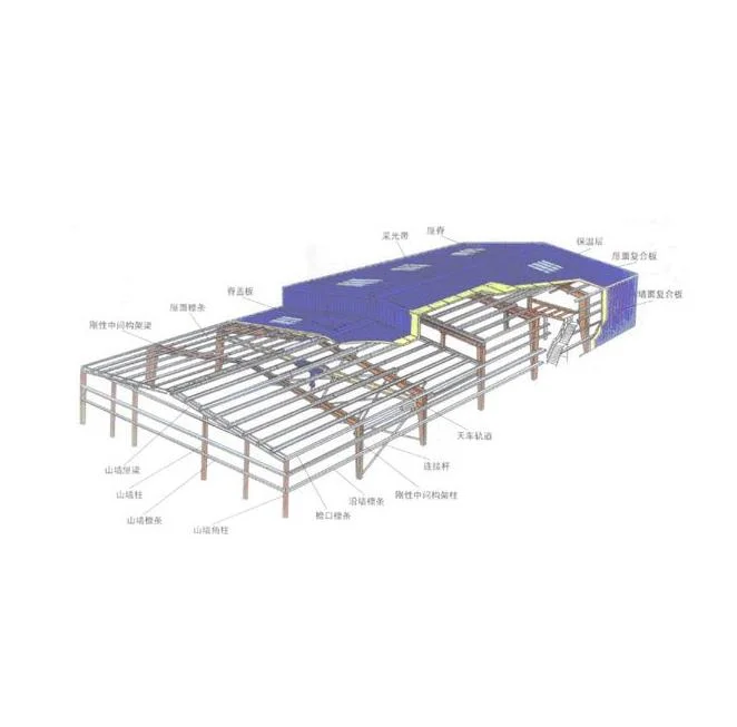 High Quality ASTM Metal Frame Steel Structure Workshop Poultry House