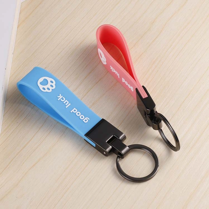 Customized Exhibition Event Business Advertising Gifts, PVC Key Ring