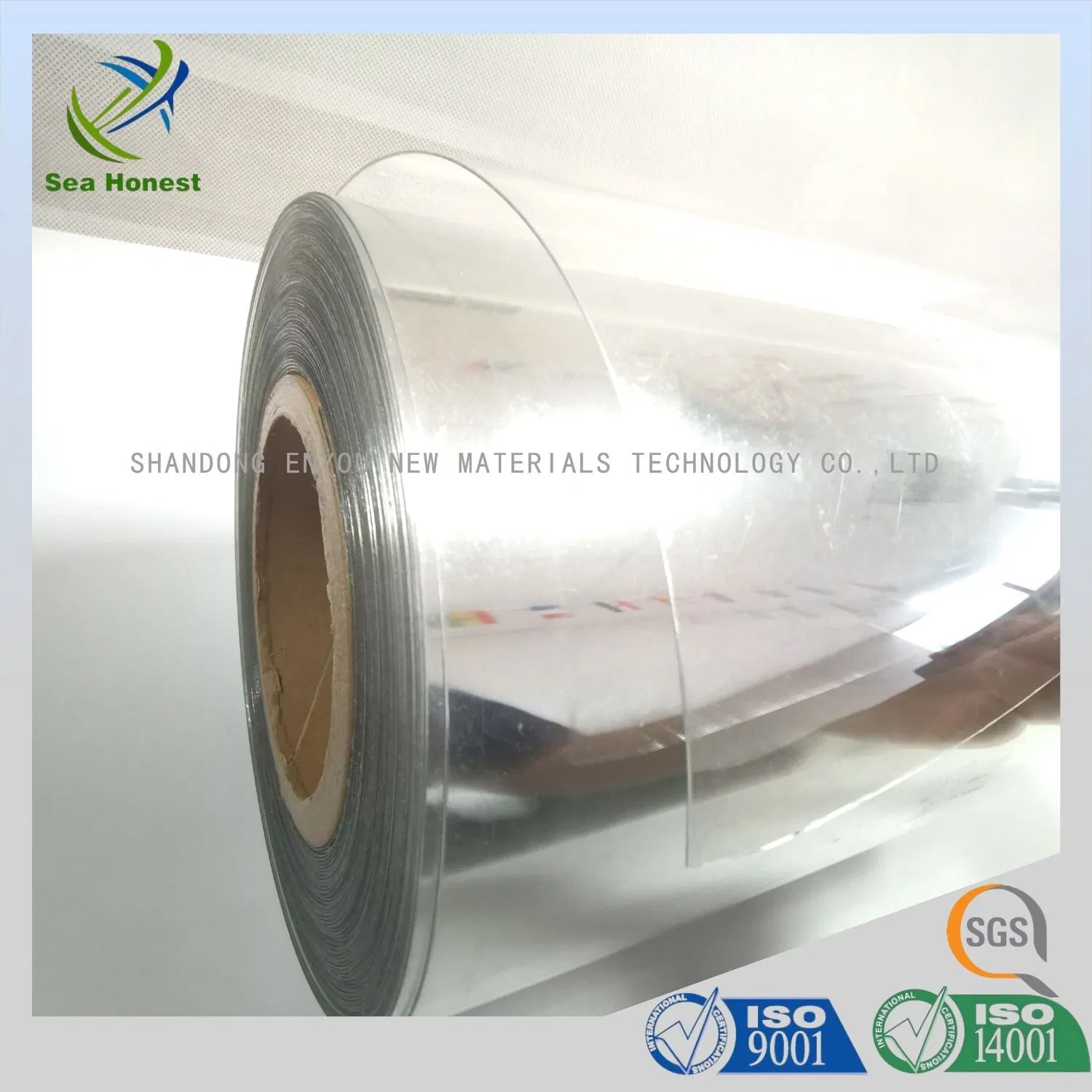 Custom Label 0.3mm Clear Rigid Plastic PVC Pet Sheet Film for Thermo