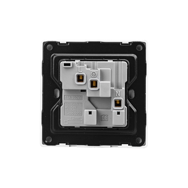 precio de fábrica K3.2 UK PC doble toque Inicio 16A 250V interruptor de pared eléctrica inteligente el interruptor de luz Sockets