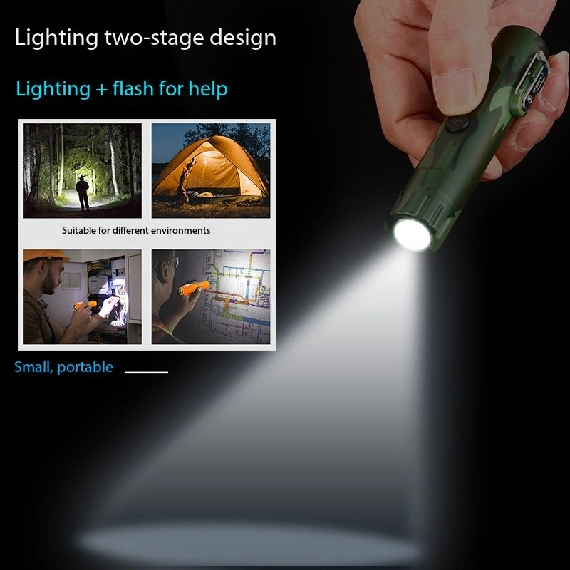 Camping Lighting Lamp Electric Lighters Cigarette Waterproof USB Charging Double Arc Plasma Lighter with Compass