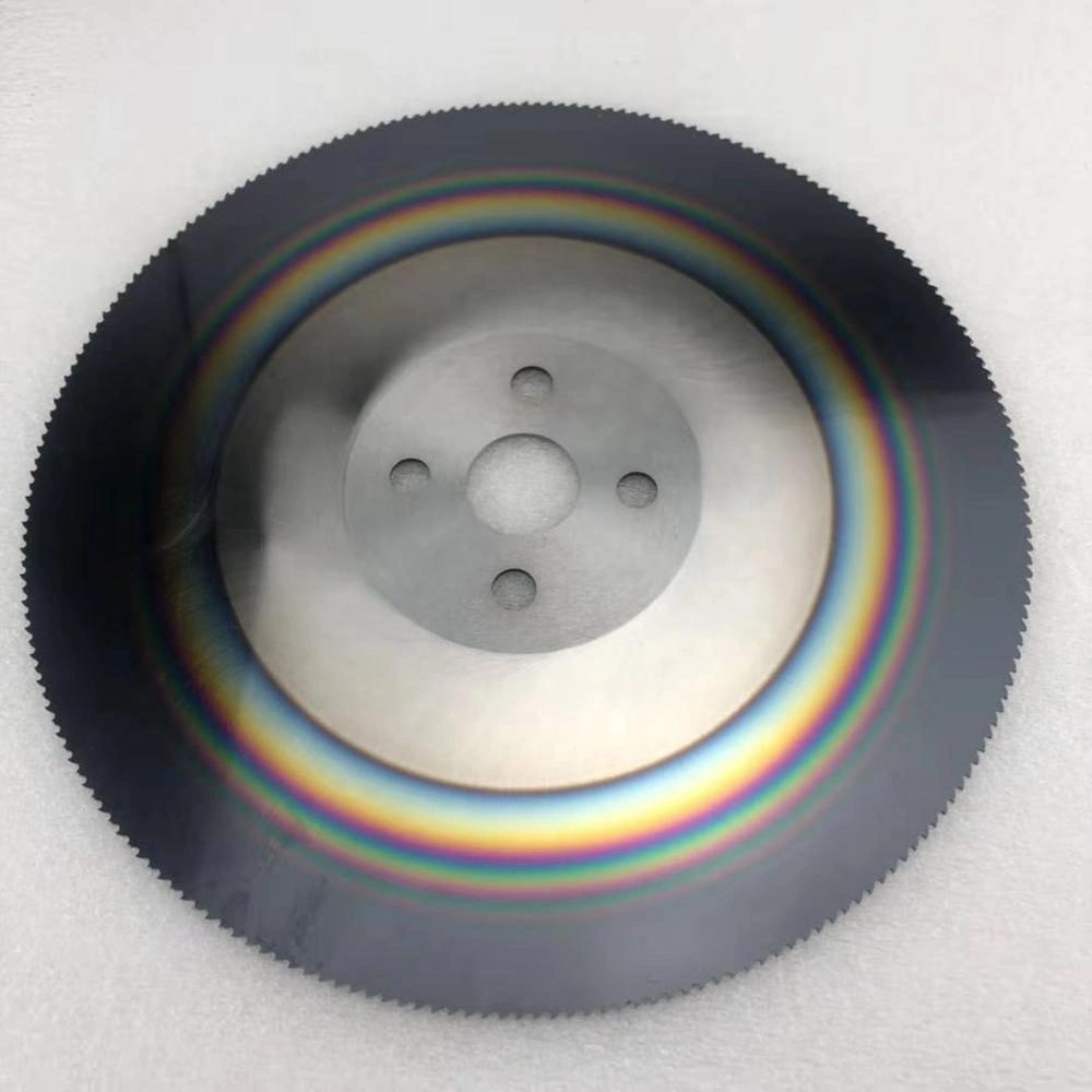 Herramienta de corte OEM HSS M42 Color Arco Iris Discos de corte circular de la placa del tubo de acero