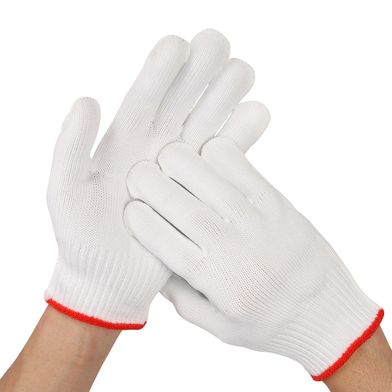 Hot Sale Antistatic Gloves Nylon Palm Fit White ESD Gloves