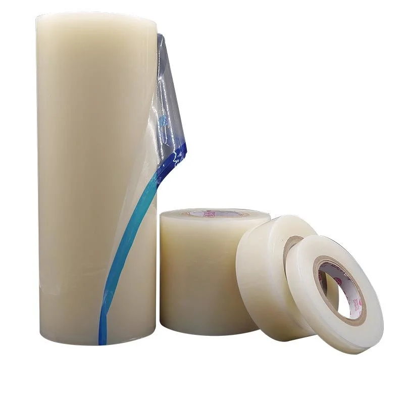 25um~150um No Residual Glue Self Adhesive Transparent PE Polyethylene Protective Film for Protection During Production Processing Transportation Storage and Use