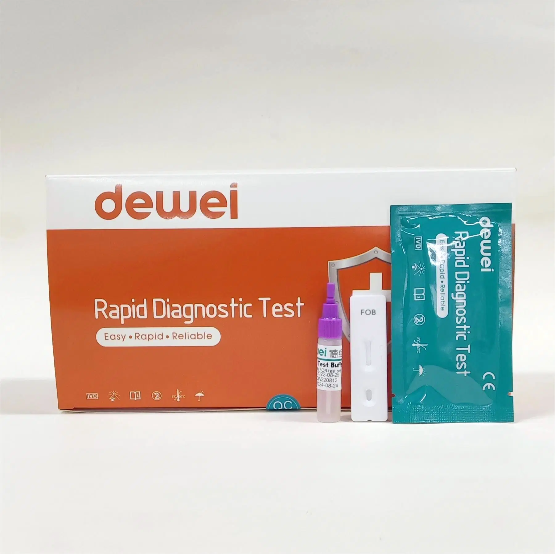 Fecal Occult Blood (FOB) Immunoassay Qualitative Detection Rapid Test