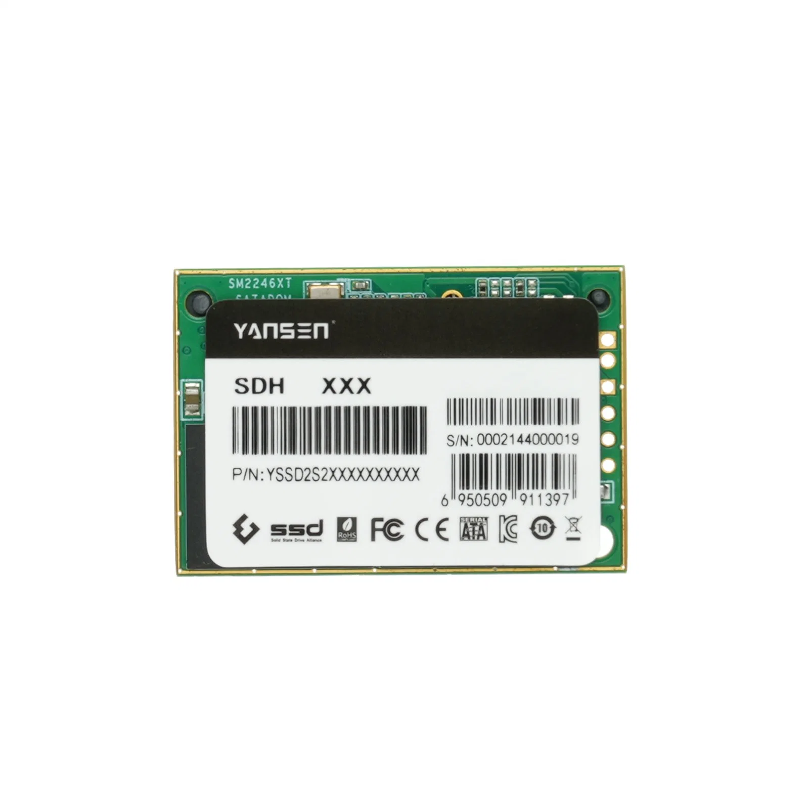 Yansen SATA Dom Disk on Module SSD SLC MLC for Embeded System Aiot and Factory Automation