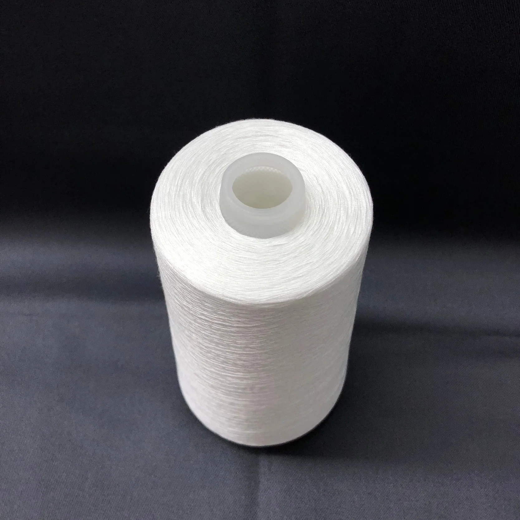 High Strength Poly Poly Core Yarn Raw White Filament Sewing Thread 16s/2/3