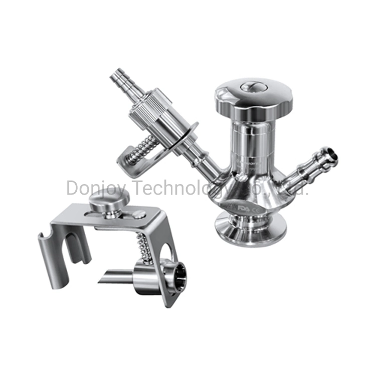 Stainless Steel Automatic Return Aspetic Sample Valve with Handwheel