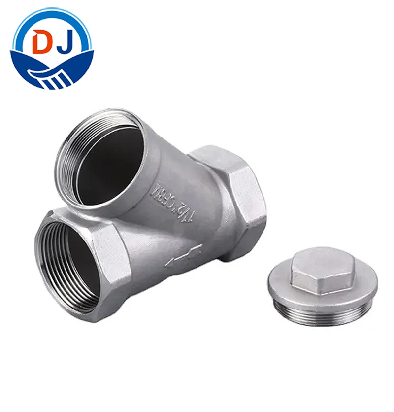 Acero inoxidable de altas prestaciones CF3 y-Strainer 1000 psi con O. G rosca NPT/BSP