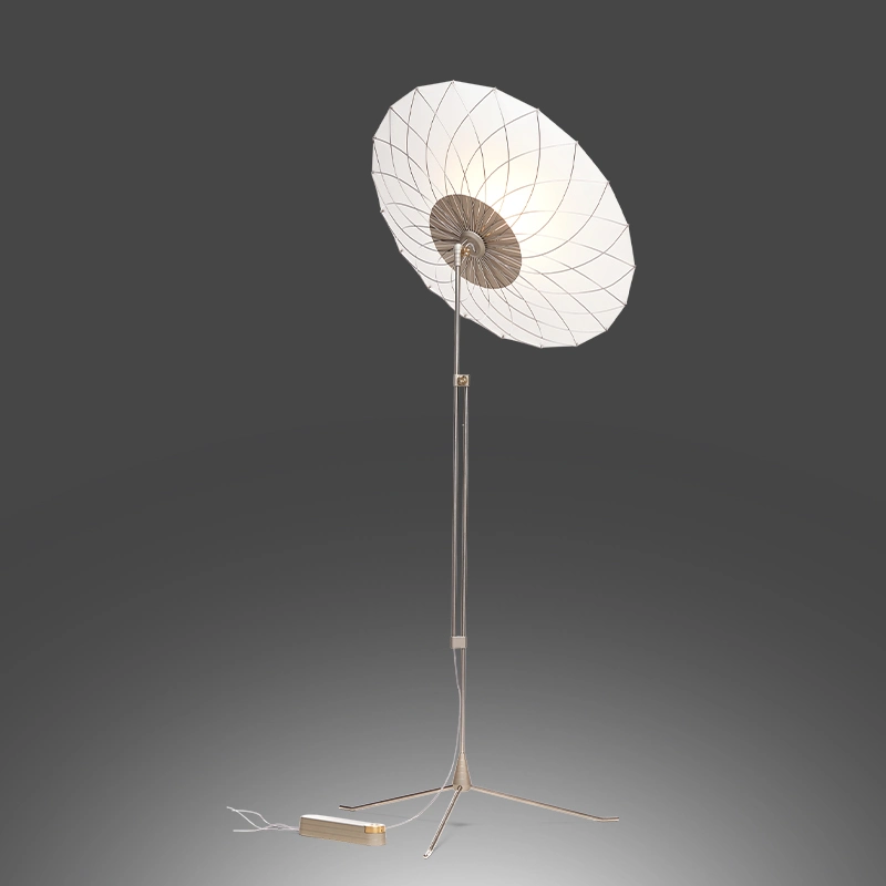 Three-Dimensional Round Floor Lamp Suitable for Modern Wholesale/Supplierable Metal Lampsha Dedecoration LED Triangle Stand Lamp