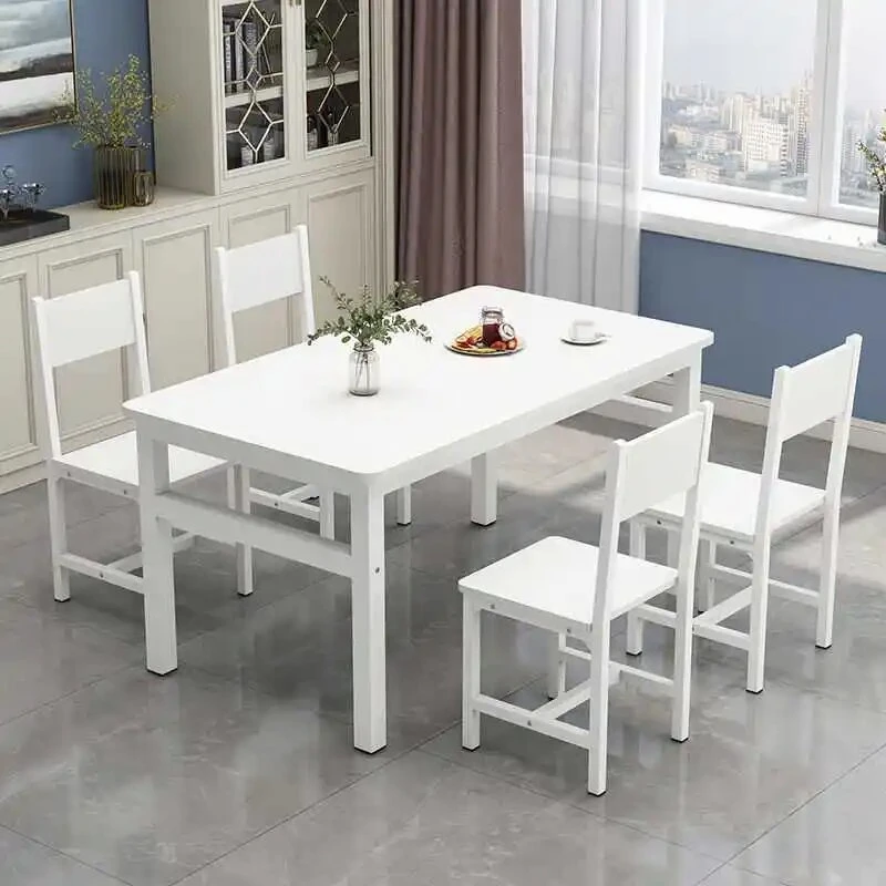 China Wholesale/Supplier Home Living Room Restaurant Furniture Outdoor Chair Dining Table Set Wooden Dinning Room Set