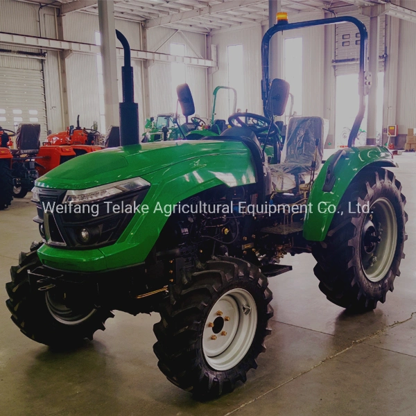 Telake China Agricultural Equipment Wide Tires Tractors 25HP-60HP for Sale