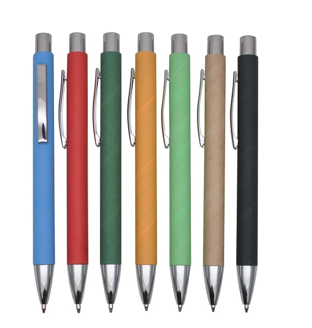 Promotional Gift Craft Paper Ball Pen with Logo Imprinting