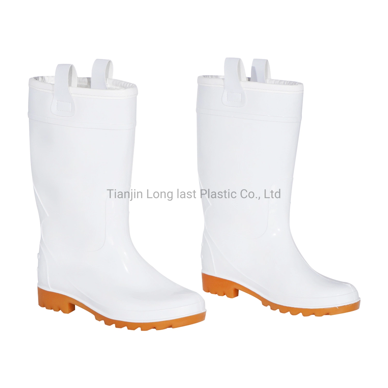 Winter Warm Waterproof Anti-Slip Rain / New Style/Light PVC Rain Boots with Handle in Winter