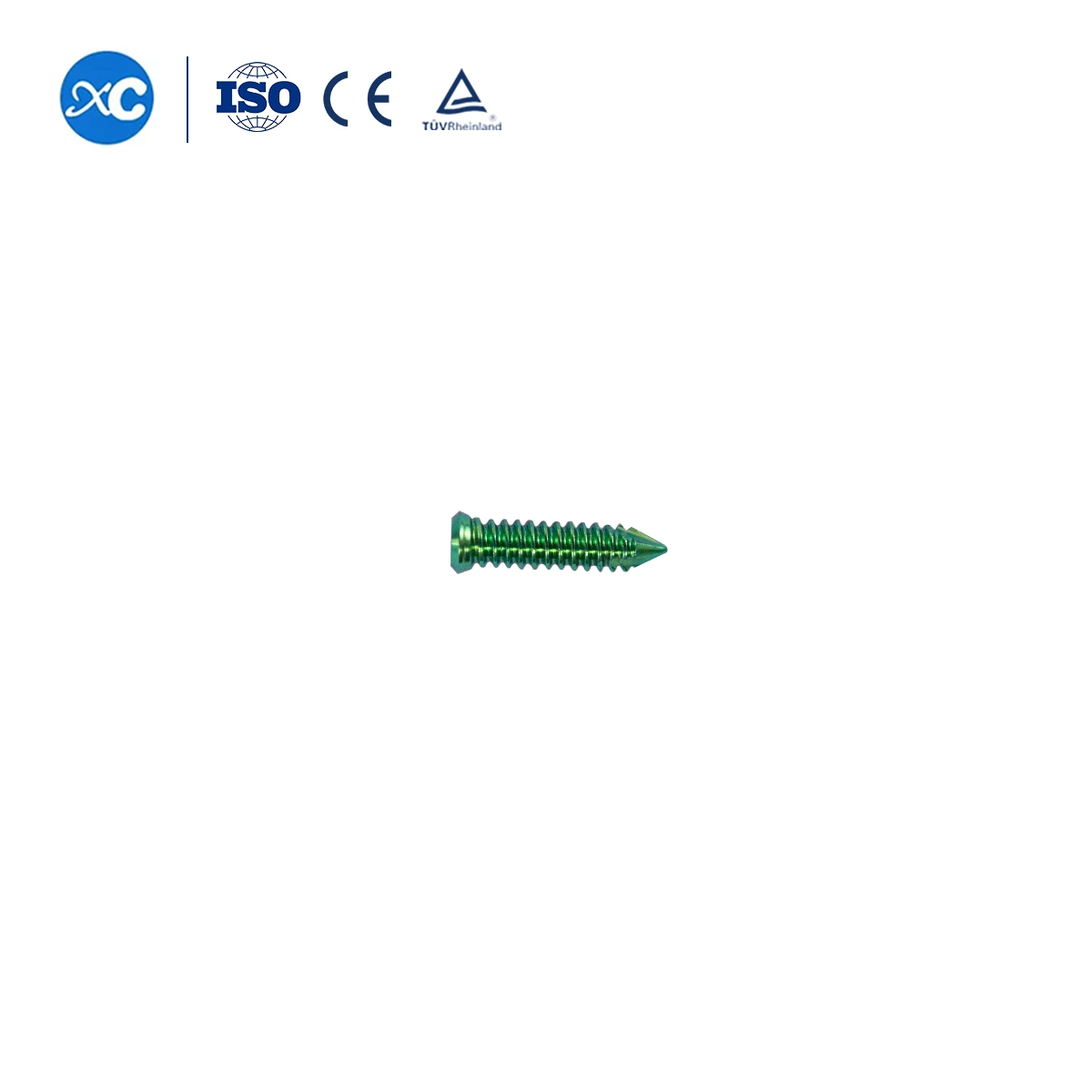 Implantes ortopédicos veterinarios Mini 1.6 2.4 3.2 4.0 mm el tornillo de titanio