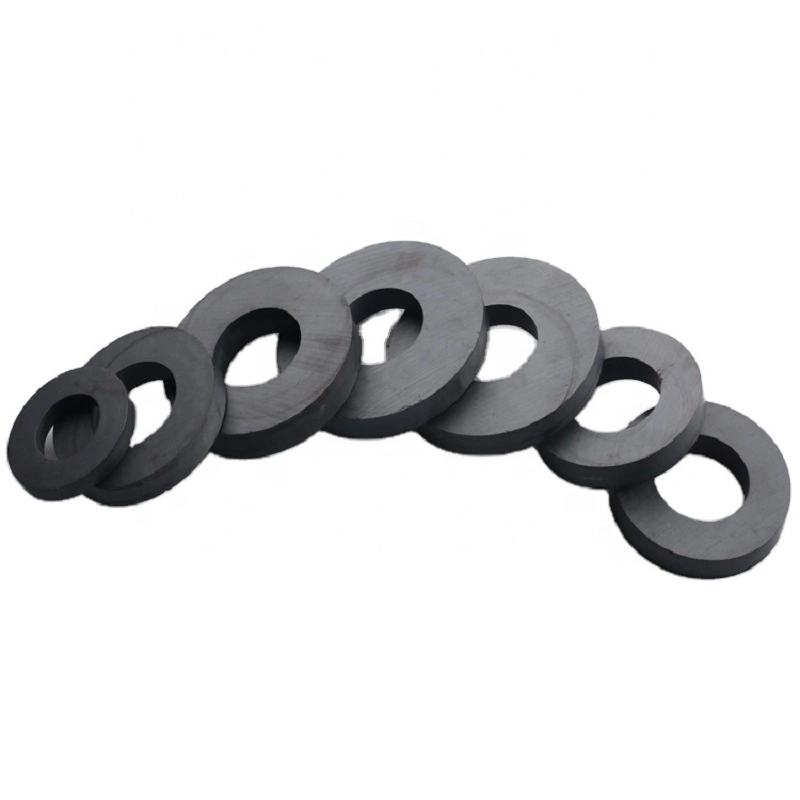 Ceramic Ring Magnets for Sale Hard Y35 Ferrite Magnets for Sale Ceramic Ferrite Ring Magnet Supplier