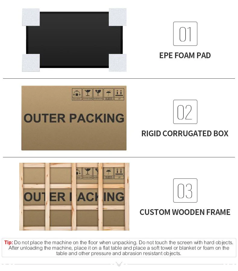 Langue personnalisée 75 pouces 2K 4K Affichage LCD Smart TV E-Conseil de l'éducation Carte interactive à écran tactile Terminal