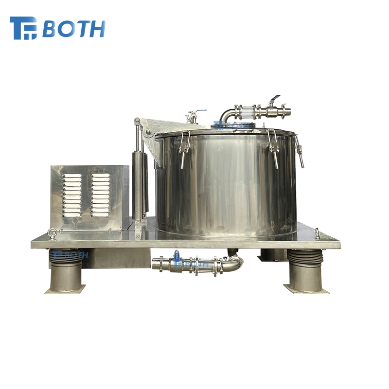 Automatic Industrial PLC Touch Screen Basket Hemp Oil Extraction Centrifuge Machine Filter Centrifugal