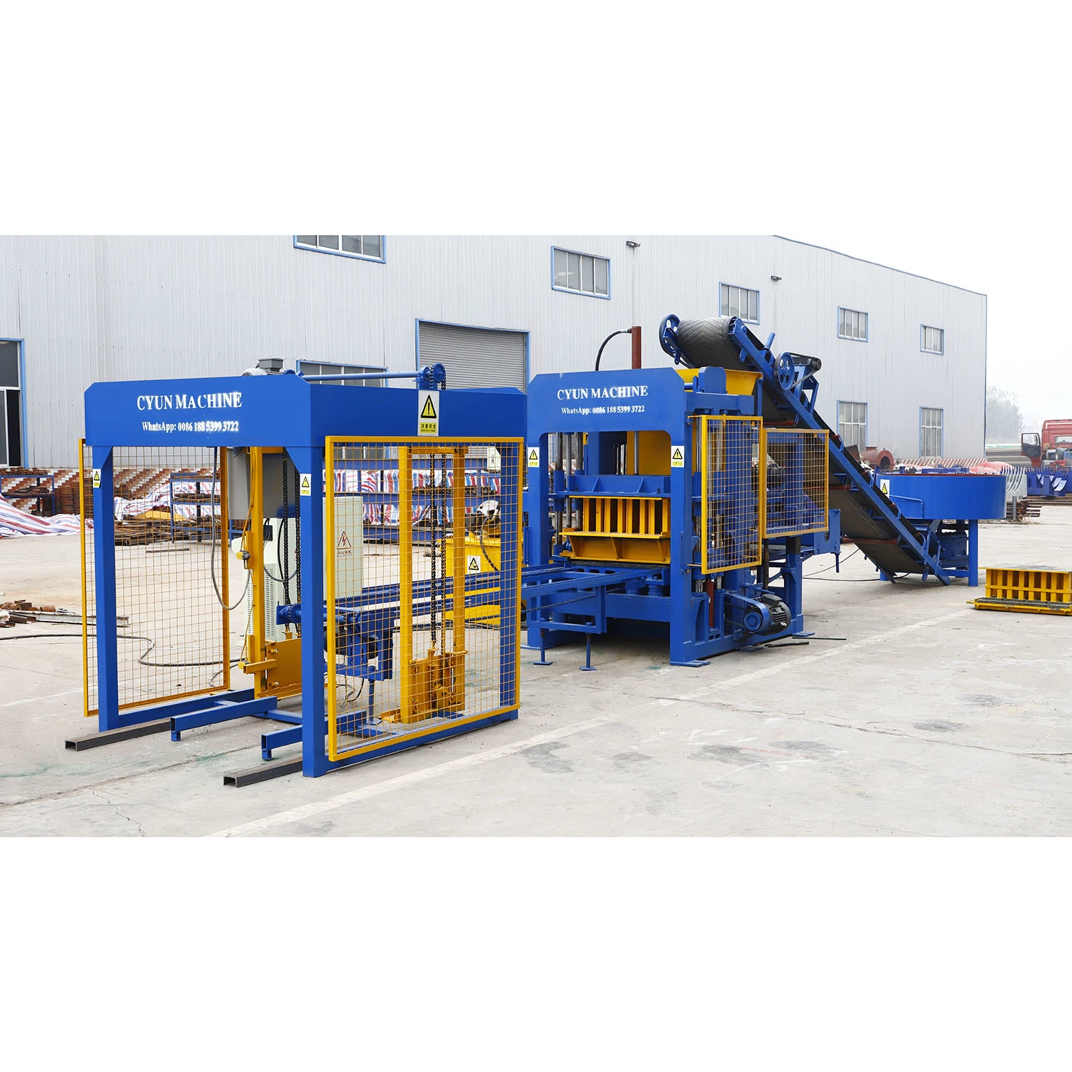 Full Automatic Qt 4-15 Hydraulic Paving Block Making Machine